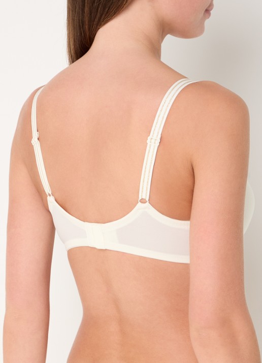 Marlies Dekkers Siren Of The Nile voorgevormde balconette bh - achterkant 3 gebroken wit