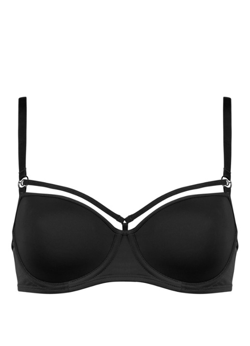 Marlies Dekkers Space Odyssey balconette bh  - voorkant 3 zwart