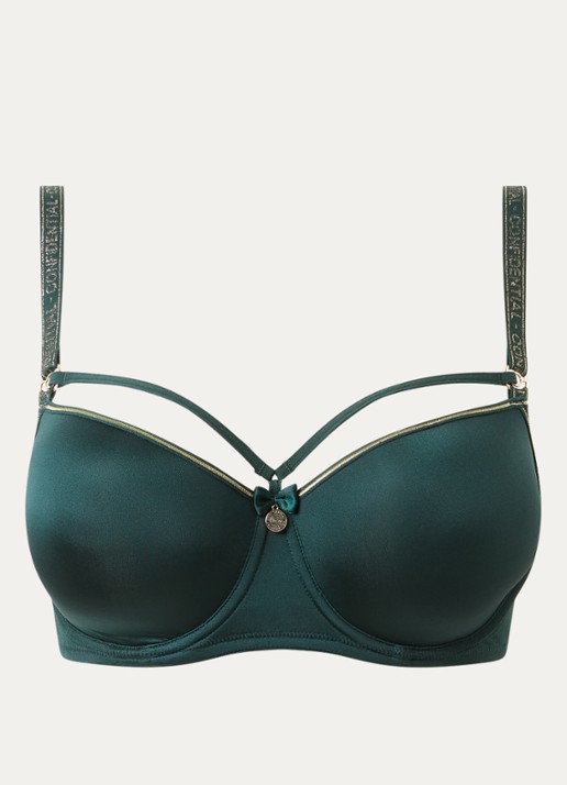 Marlies Dekkers Space Odyssey balconette bh - voorkant 4 groen
