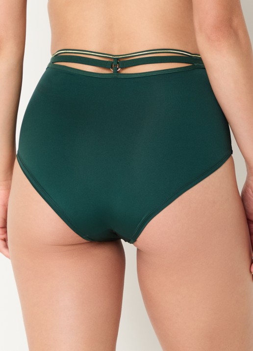 Marlies Dekkers Space Odyssey high waisted slip - achterkant 5 groen