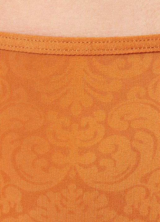 Marlies Dekkers Space Odyssey hipster met print - detail 2 donkeroranje