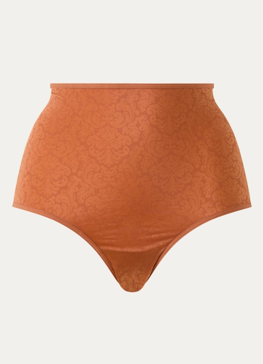 Marlies Dekkers Space Odyssey hipster met print - voorkant 4 donkeroranje
