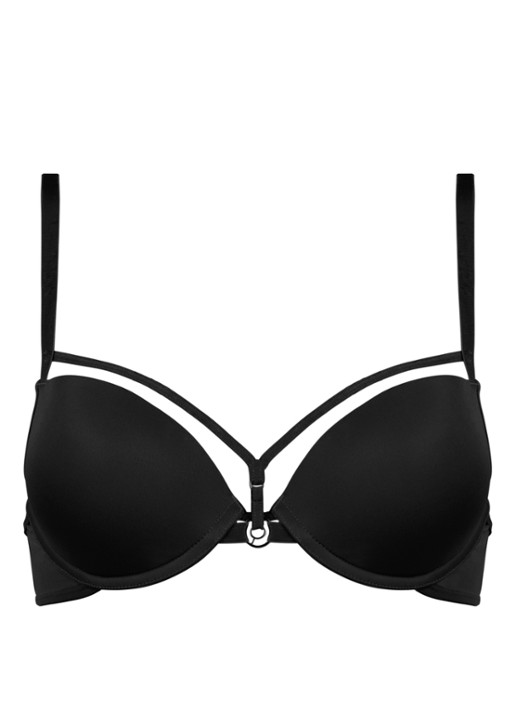 Marlies Dekkers Space Odyssey push-up bh - voorkant 3 zwart