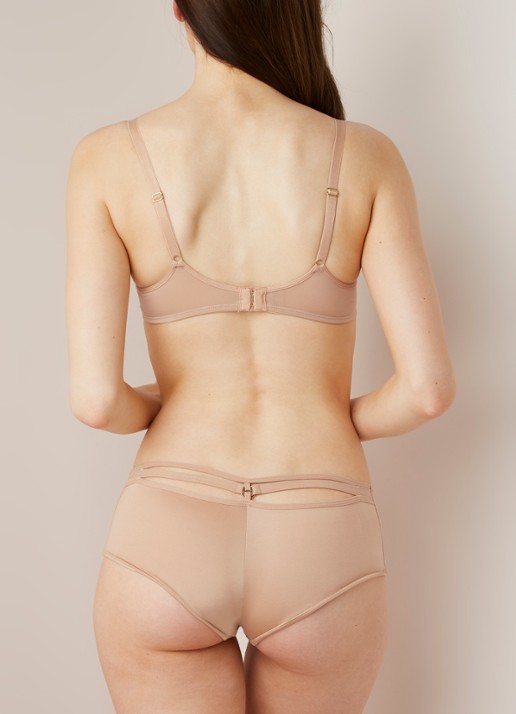 Marlies Dekkers Space Odyssey push-up bh - achterkant 3 donkerbeige