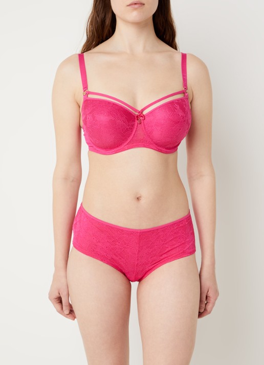 Marlies Dekkers Space Odyssey shorty met overlay van kant