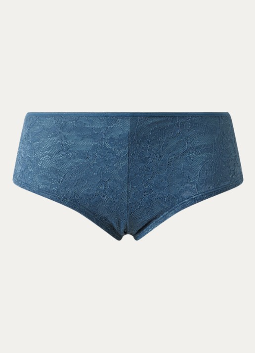 Marlies Dekkers Space Odyssey shorty van kant - voorkant 4 staalblauw