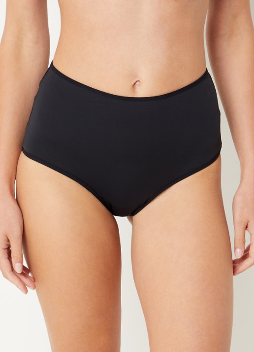 Marlies Dekkers Suspensia high waisted slip met kant - voorkant 3 zwart