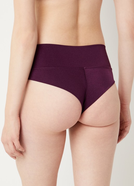 Marlies Dekkers Tanit high waisted tanga bikinislip  - achterkant 5 paars