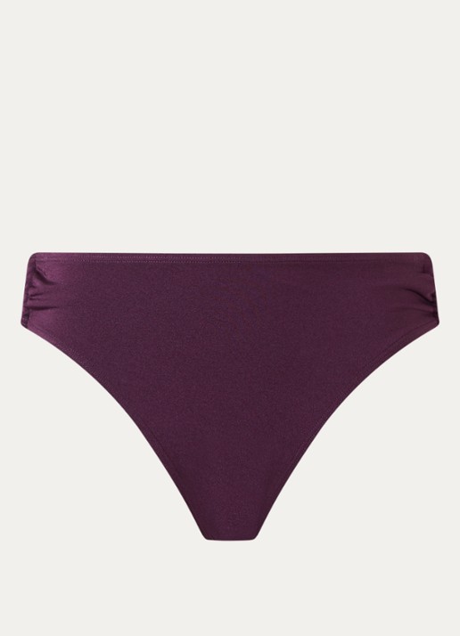Marlies Dekkers Tanit hipster bikinislip met plooidetail - voorkant paars