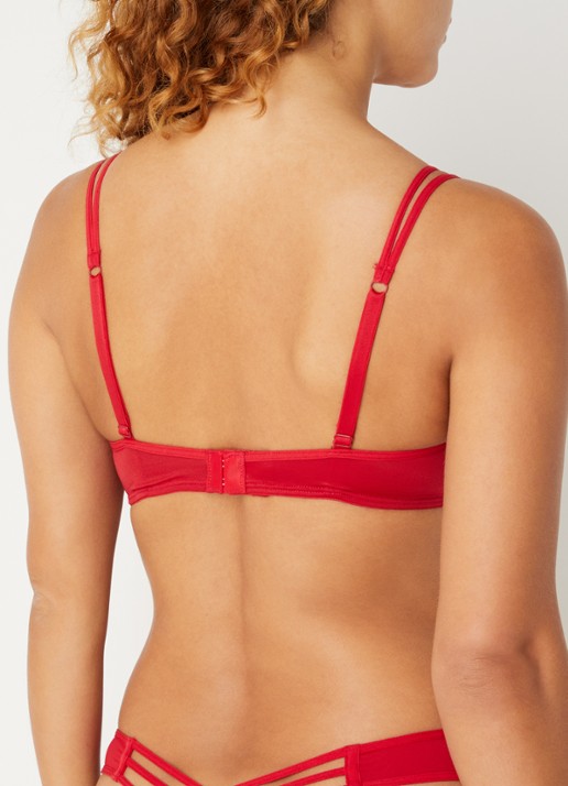 Marlies Dekkers The Art Of Love beugel bh van mesh - achterkant 5 rood