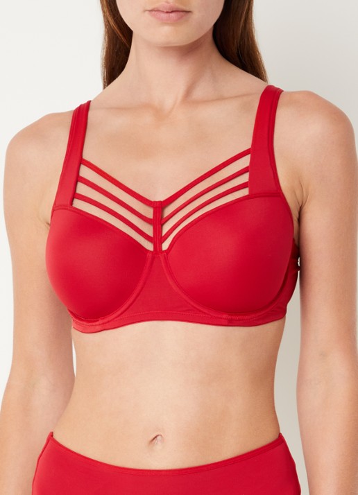 Marlies Dekkers Voorgevormde beugel bh - voorkant 3 rood