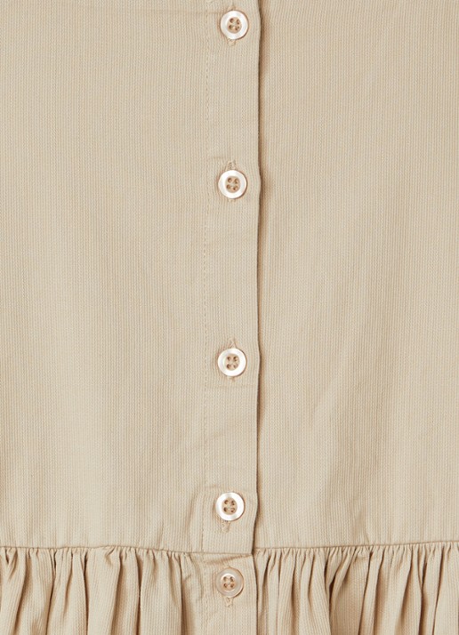MarMar COPENHAGEN Daxo blousejurk - detail 3 zand