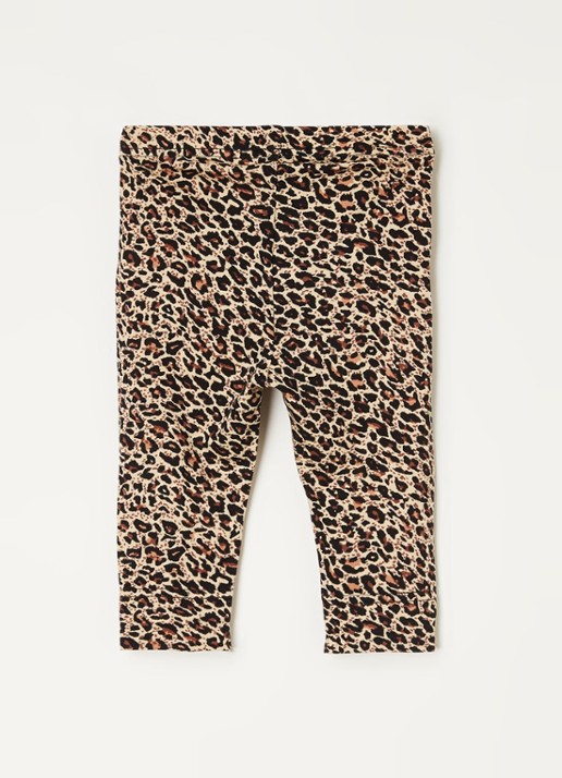 MarMar COPENHAGEN Leo legging met luipaard print - achterkant bruin