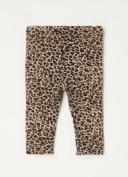 MarMar COPENHAGEN Leo legging met luipaard print - voorkant 3 bruin
