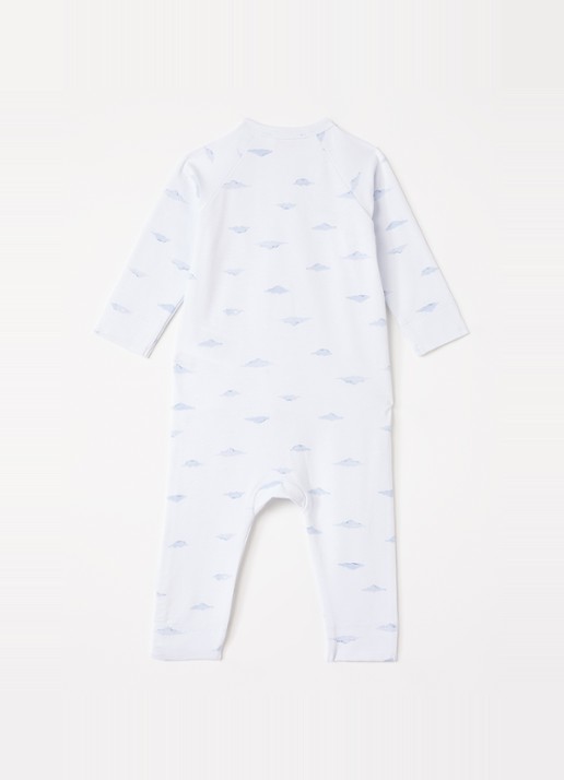 MarMar COPENHAGEN Rulo babypak met print - voorkant 2 lichtblauw