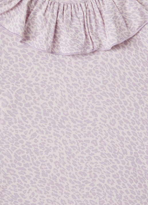 MarMar COPENHAGEN Talia top met panterprint - detail 2 lila