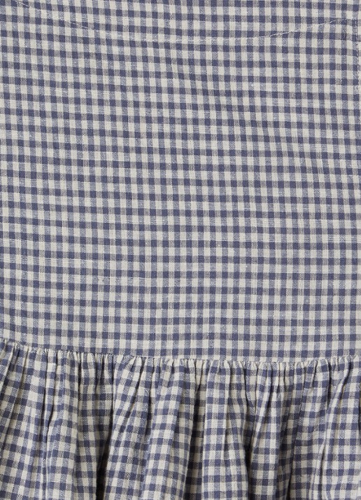 MarMar COPENHAGEN Tarame top met ruitdessin - detail 5 donkerblauw