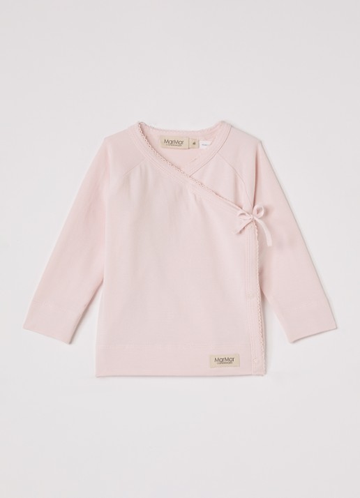 MarMar COPENHAGEN Tut longsleeve met overslag in  katoenblend
