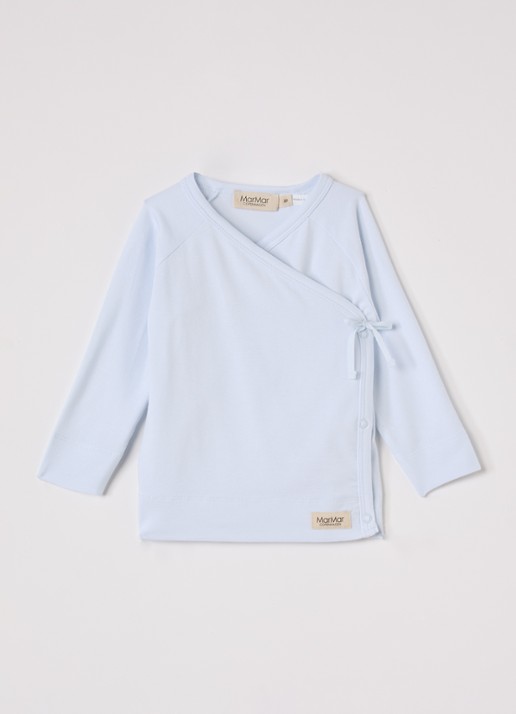 MarMar COPENHAGEN Tut longsleeve met overslag in  katoenblend