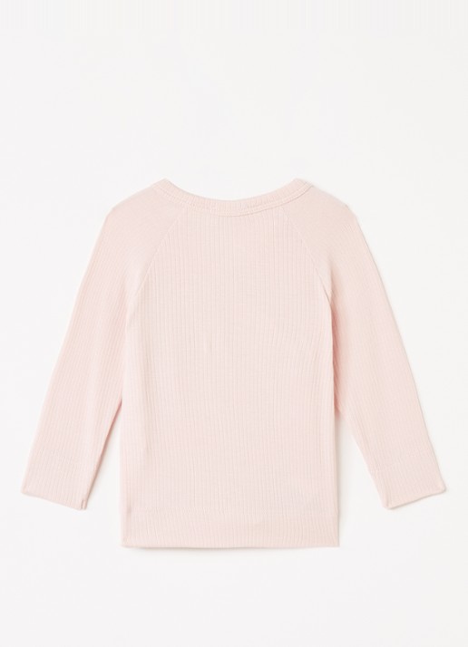 MarMar COPENHAGEN Tuti longsleeve met stretch - voorkant 2 roze
