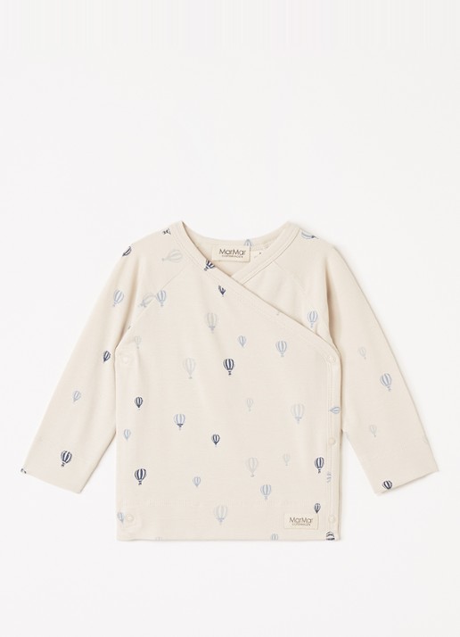 MarMar COPENHAGEN Tuti longsleeve met stretch - voorkant beige
