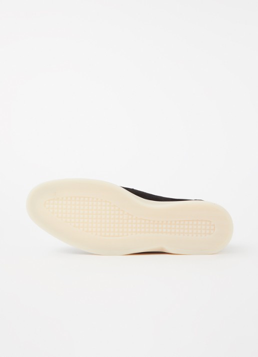 Mason Garments Amalfi slip-on van suède - detail 5 zwart