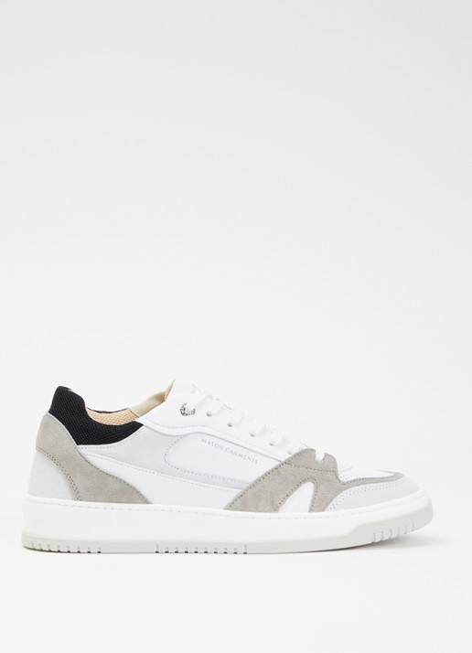 Mason Garments Matera sneaker van leer met suède details