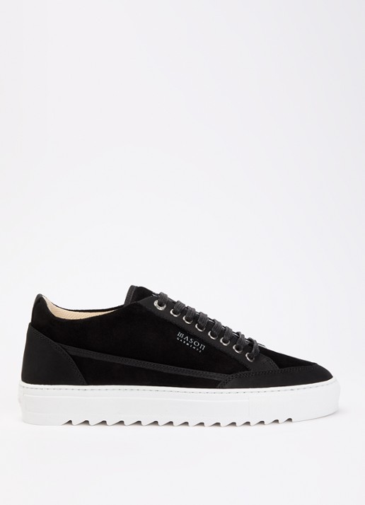 Mason Garments Tia Miscuglio sneaker van suède met details van nubuck