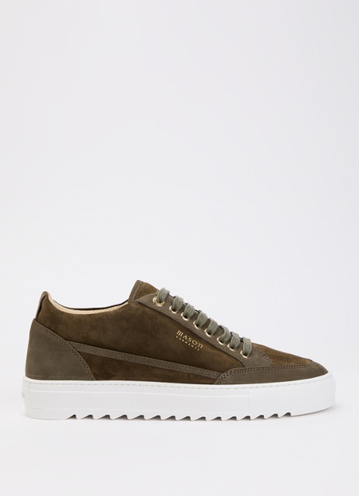 Mason Garments Tia Miscuglio sneaker van suède met details van nubuck