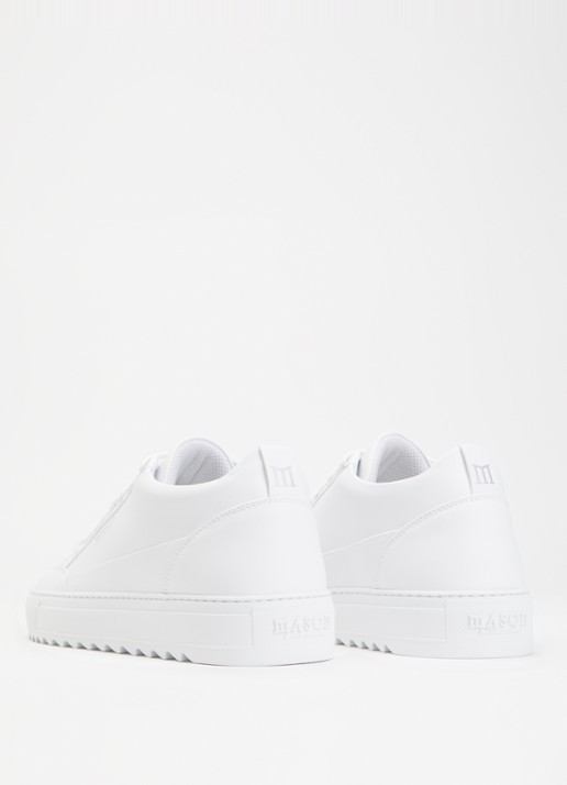 Mason Garments Tia sneaker van leer - achterkant 2 wit