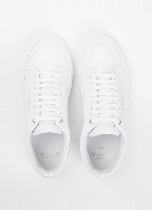Mason Garments Tia sneaker van leer - detail 4 wit