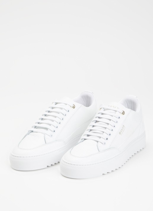 Mason Garments Tia sneaker van leer - detail 3 gebroken wit