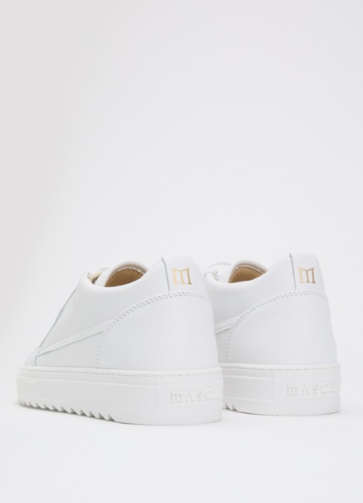 Mason Garments Tia sneaker van leer - achterkant 2 wit