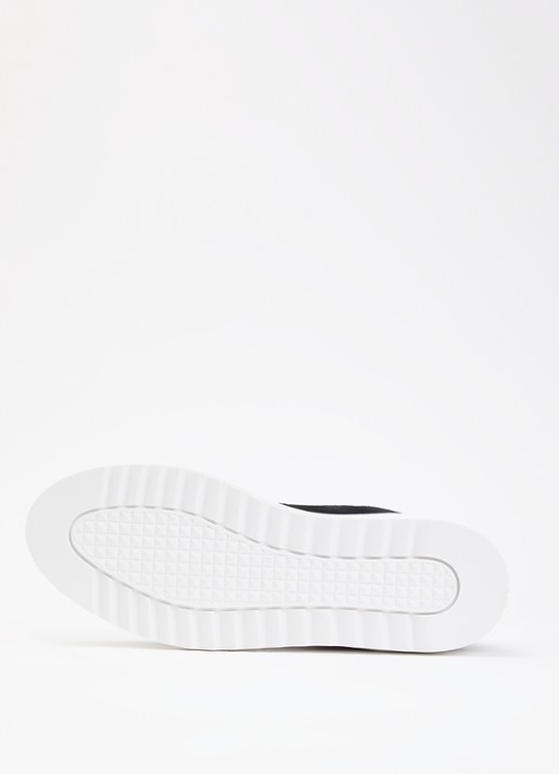 Mason Garments Tia sneaker van nubuck - detail 4 zwart