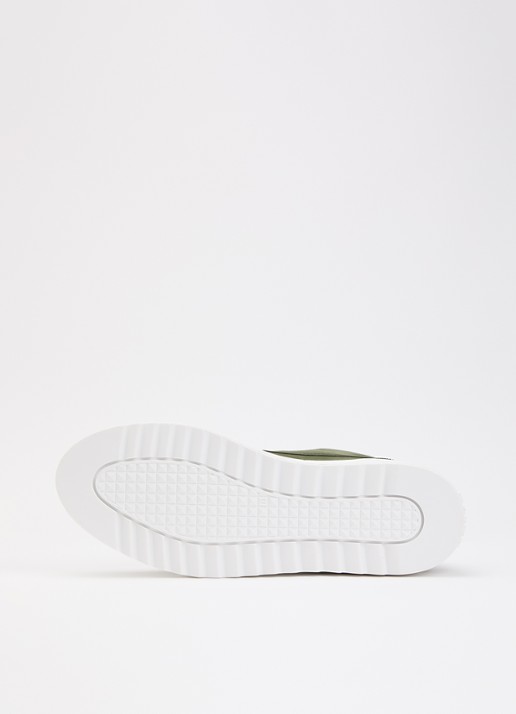 Mason Garments Tia  sneaker van nubuck - detail 4 groen