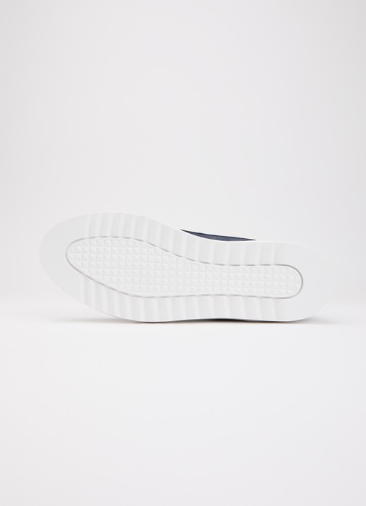 Mason Garments Tia Sollevamento sneaker van nubuck - detail 3 donkerblauw