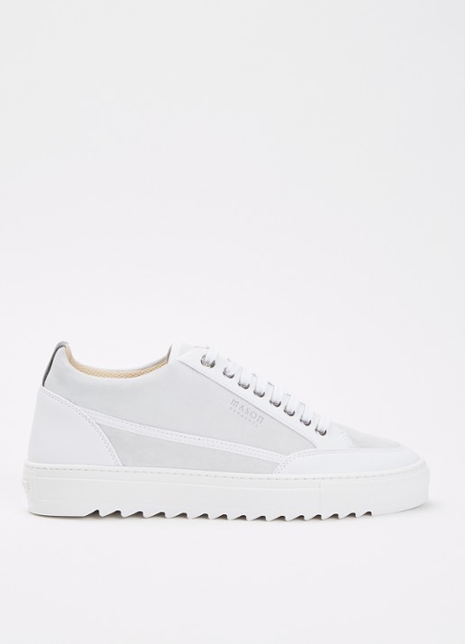 Mason Garments Tia Sport sneaker van suède met leren details