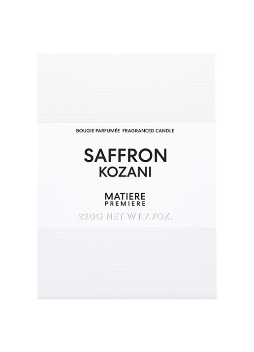 Matiere Premiere Saffron Kozani Scented Candle - geurkaars 220 gram - voorkant 2 undefined