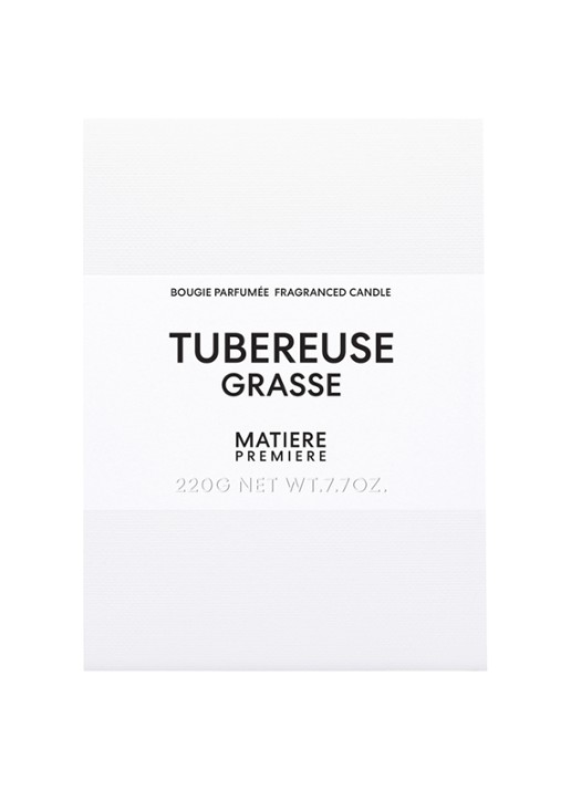 Matiere Premiere Tubereuse Grasse Scented Candle - geurkaars 220 gram - voorkant 2 undefined