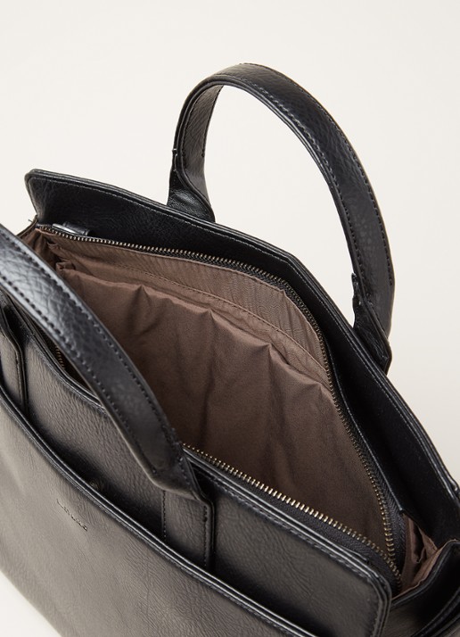 Matt & Nat Dwell Gloria handtas met afneembare schouderriem - detail 4 zwart