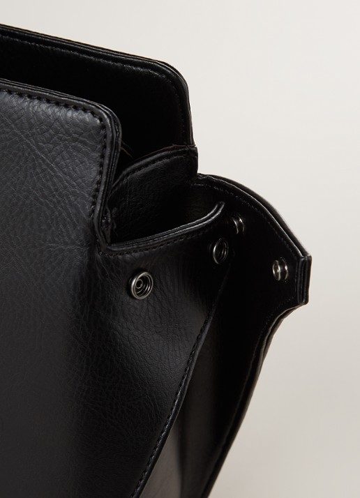 Matt & Nat Dwell Gloria handtas met afneembare schouderriem - detail 5 zwart