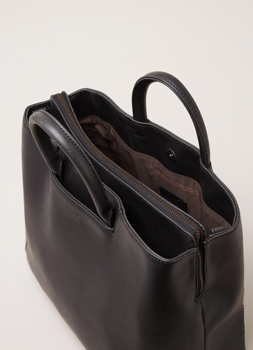 Matt & Nat Vintage Kintla handtas van vegan leer - detail 6 zwart