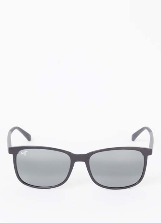 Maui Jim Hulili wayfarer zonnebril gepolariseerd MJ000780  - detail 2 zwart