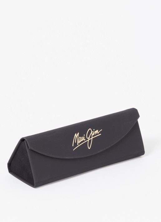 Maui Jim Hulili wayfarer zonnebril gepolariseerd MJ000780  - detail 3 zwart