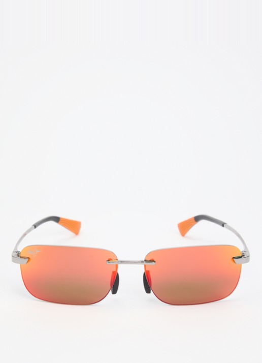 Maui Jim Lanakila retro zonnebril gepolariseerd MJ000748 - detail rood