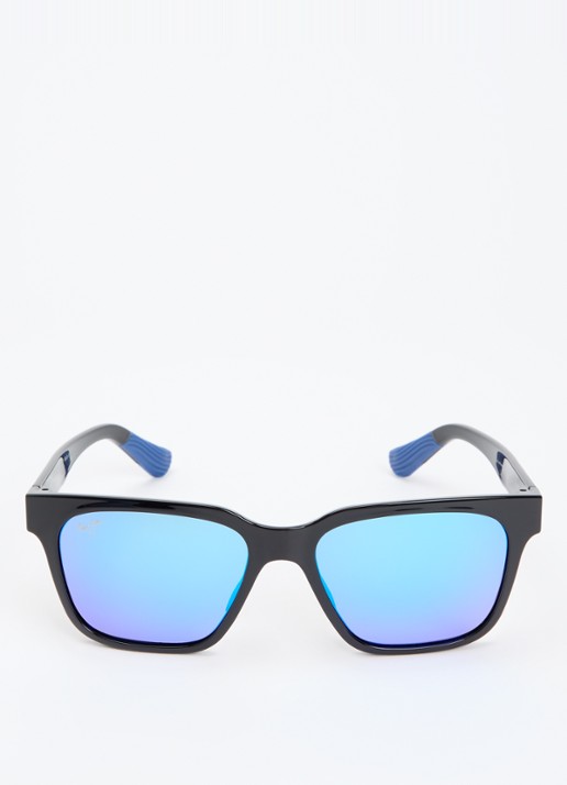 Maui Jim Punkikai wayfarer zonnebril gepolariseerd MJ000759   - detail 2 zwart