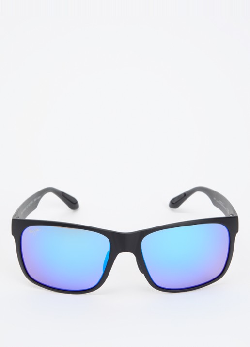 Maui Jim Red Sands wayfarer zonnebril gepolariseerd MJ000503  - detail 2 zwart