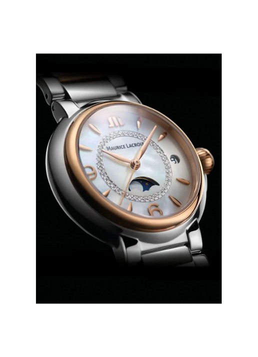 Maurice Lacroix Fiaba Moonphase horloge FA1084-PVP13-150-1 - detail 2 zilver