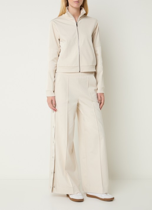 Max & Co Candore jack met steekzakken - voorkant 2 beige