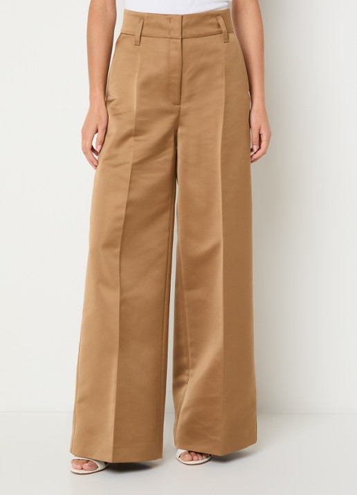 Max & Co Circolo high waist wide fit pantalon met steekzakken